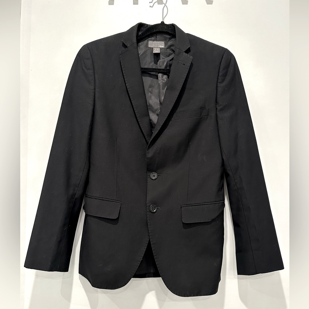 Men’s H&M Black Fitted Blazer 34R